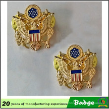 Compra del gobierno Barato y de alta calidad Us Eagle Military Cap Insignias